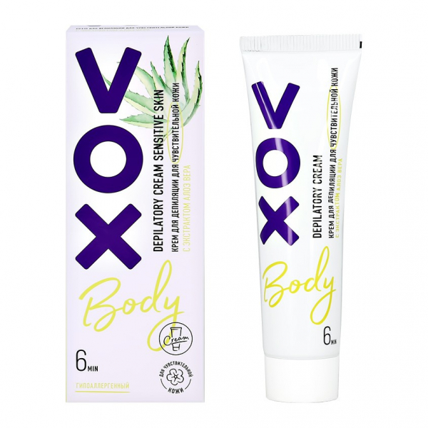 Крем для депиляции `VOX` для чувствительной кожи 100 мл